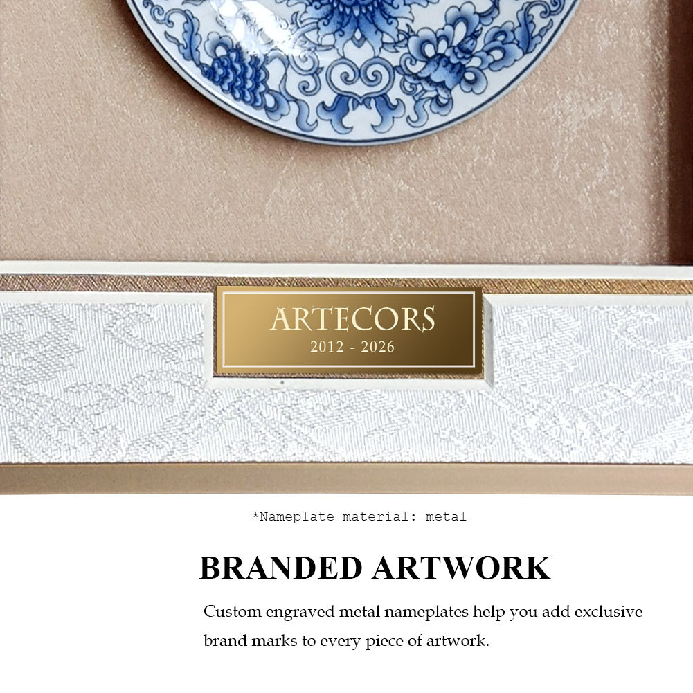 Custom Engraved Metal Nameplates | Branded Wall Decor for Hotels, Inns, Clubs & Corporate Galleries