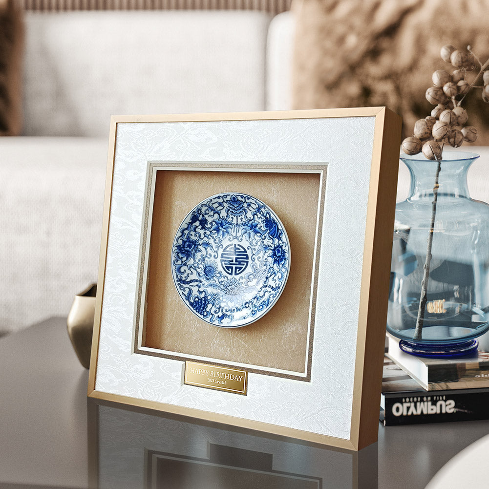 Blue and White Porcelain Decorative Gift Set