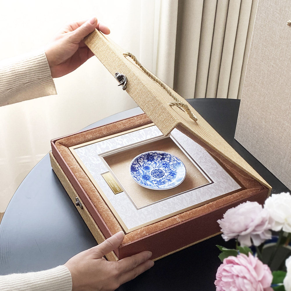 Blue and White Porcelain Decorative Gift Set