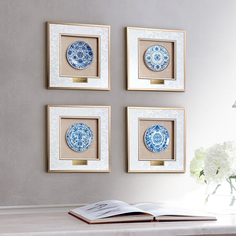 Blue and White Porcelain Decorative Gift Set
