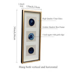 Agate Slice Shadow Box | 33×86 cm | Natural Stone Art | HD Glass
