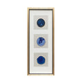 Agate Slice Shadow Box | 33×86 cm | Natural Stone Art | HD Glass