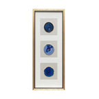 Agate Slice Shadow Box | 33×86 cm | Natural Stone Art | HD Glass
