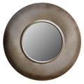Round Mercury Wall Mirror | Gold MDF Frame | 80cm Luxury Decorative Mirror