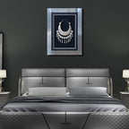 Miao Silver Wall Art | Hand-Hammered Ethnic Luxury | Silver Frame 60×80cm