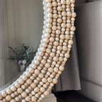 Round Wall Mirror | 80×80 cm | Custom Luxury Decor
