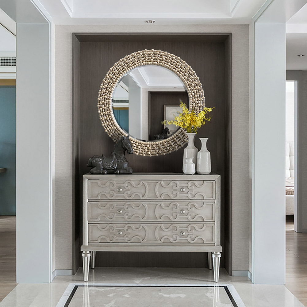Round Wall Mirror | 80×80 cm | Custom Luxury Decor