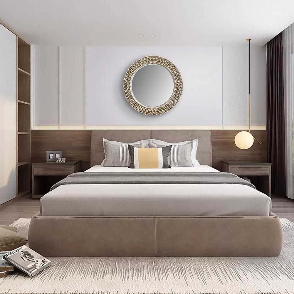 Round Wall Mirror | 80×80 cm | Custom Luxury Decor