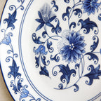 Blue & White Porcelain Shadow Box | 50×50 cm | Chinese Art | Oriental Wall Decor