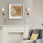 Luxury Capiz Shell Wall Art for Living Room Hotel SPA Interior Decoration