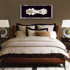 Handcrafted Fabric Wall Art Panel | Custom Pattern Design | 50×150cm