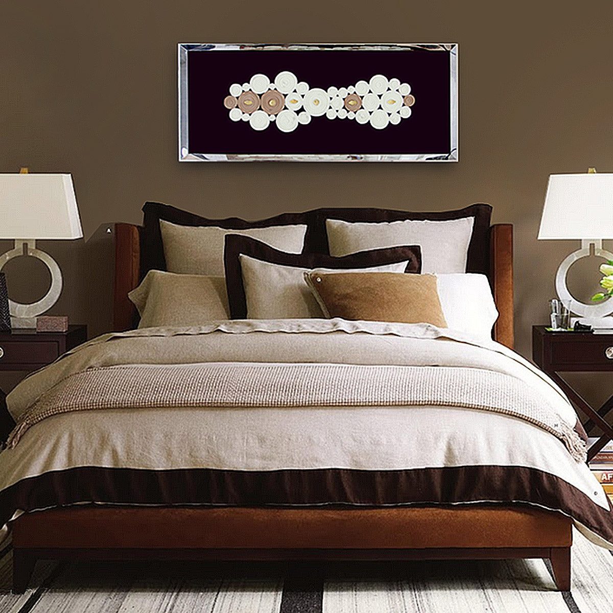 Handcrafted Fabric Wall Art Panel | Custom Pattern Design | 50×150cm